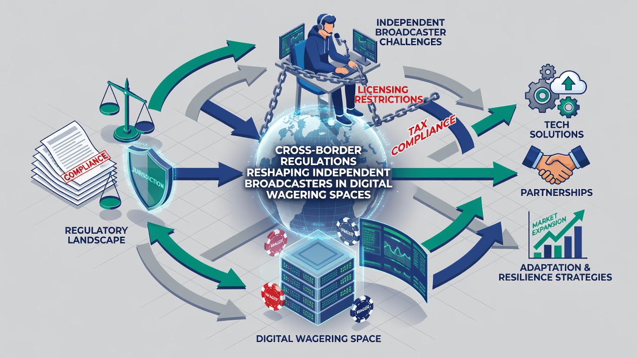 Regulatory documentation and compliance tools used by digital wagering broadcasters