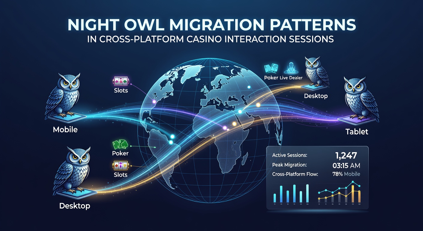 Heatmap visualization of casino user activity peaks and device transitions during overnight hours